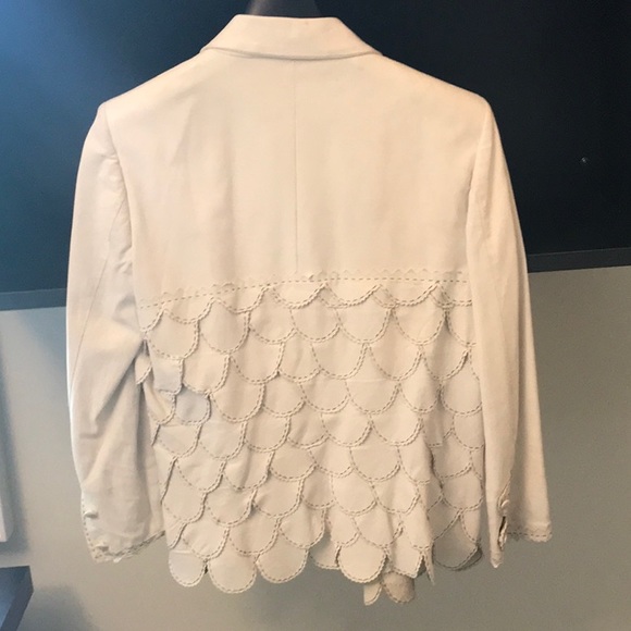 Fendi Cream Leather Jacket - Picture 4 of 4